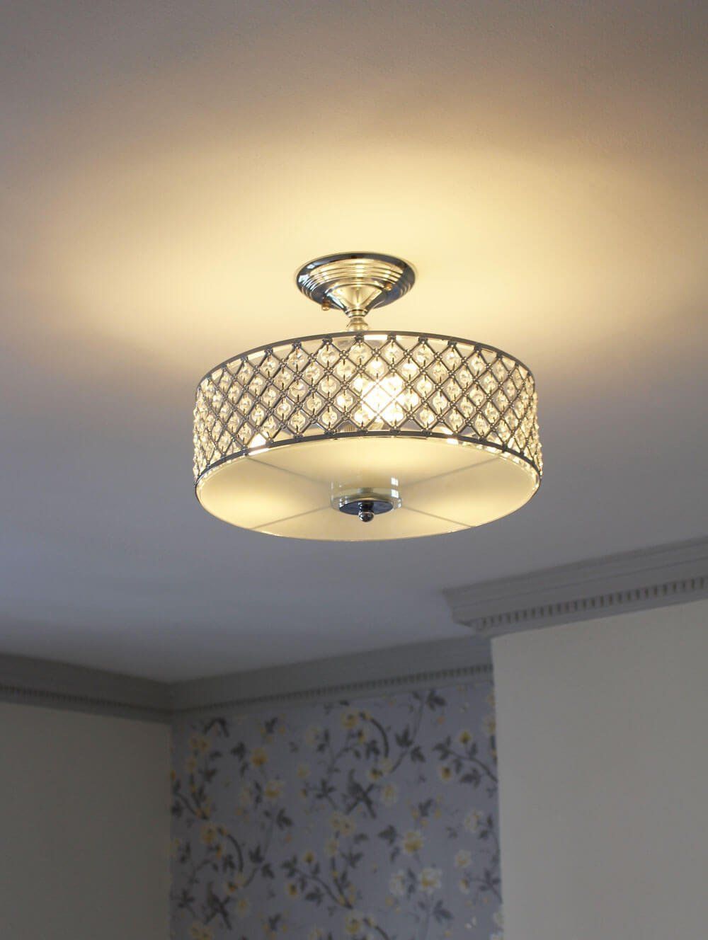 vintage decorated lamp