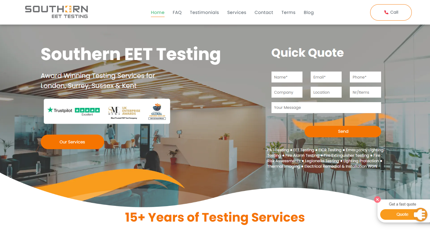 after website