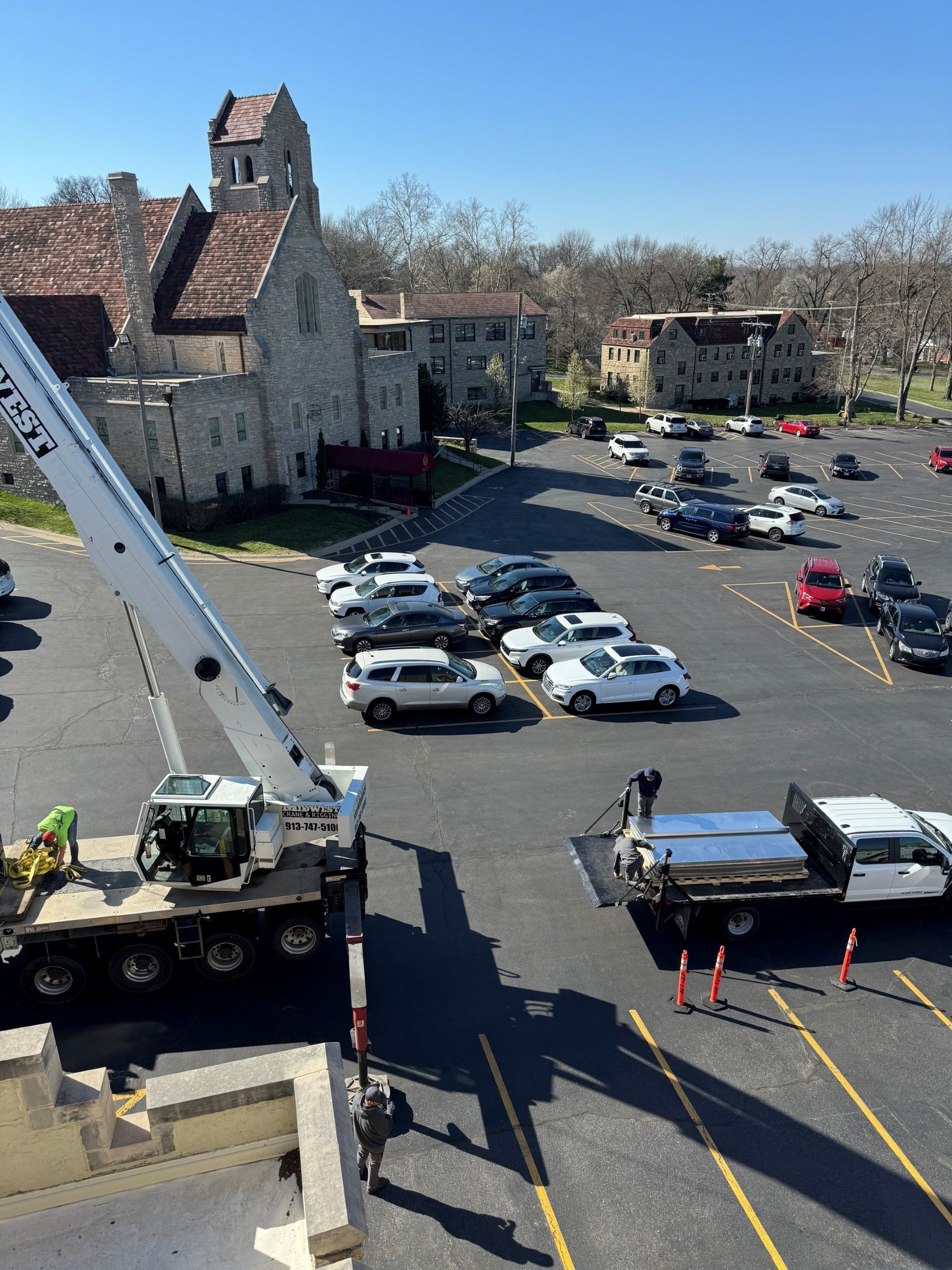 St. Agnes Gym, new HVAC project in Roeland Park, KS