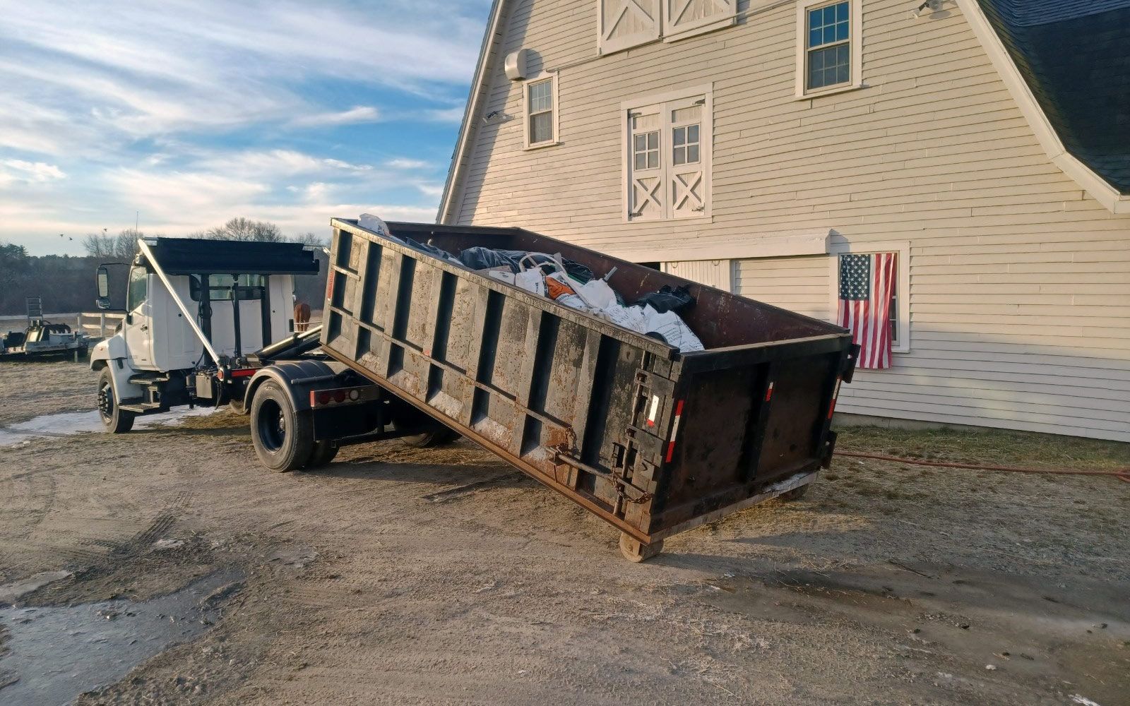 Rent a dumpster today!