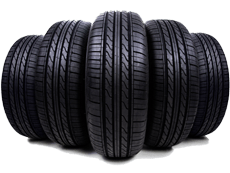 Tire Services — A Set of Tires Used in Our Tire Services in Sacramento, CA
