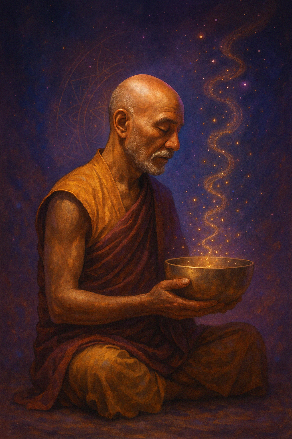 Handmade in Nepal, this 7-metal singing bowl is a Tantrasound Club exclusive.​