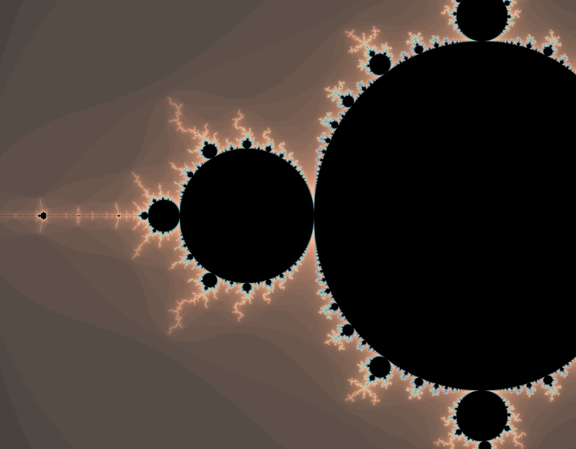 Photograph of the Mandelbrot Effect visual pattern, illustrating infinite fractal symmetry and tantric geometry.