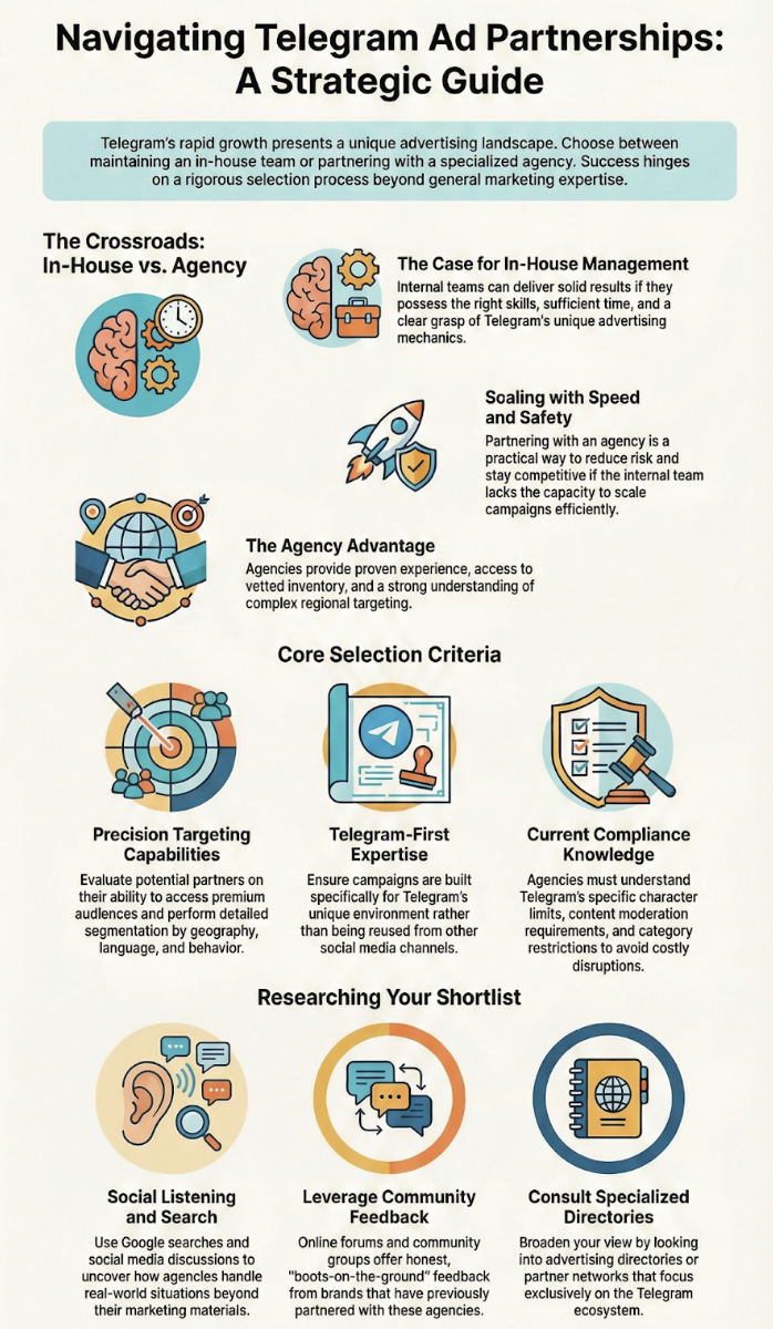Contemplating the decision to handle a project internally or outsource to a specialized agency.