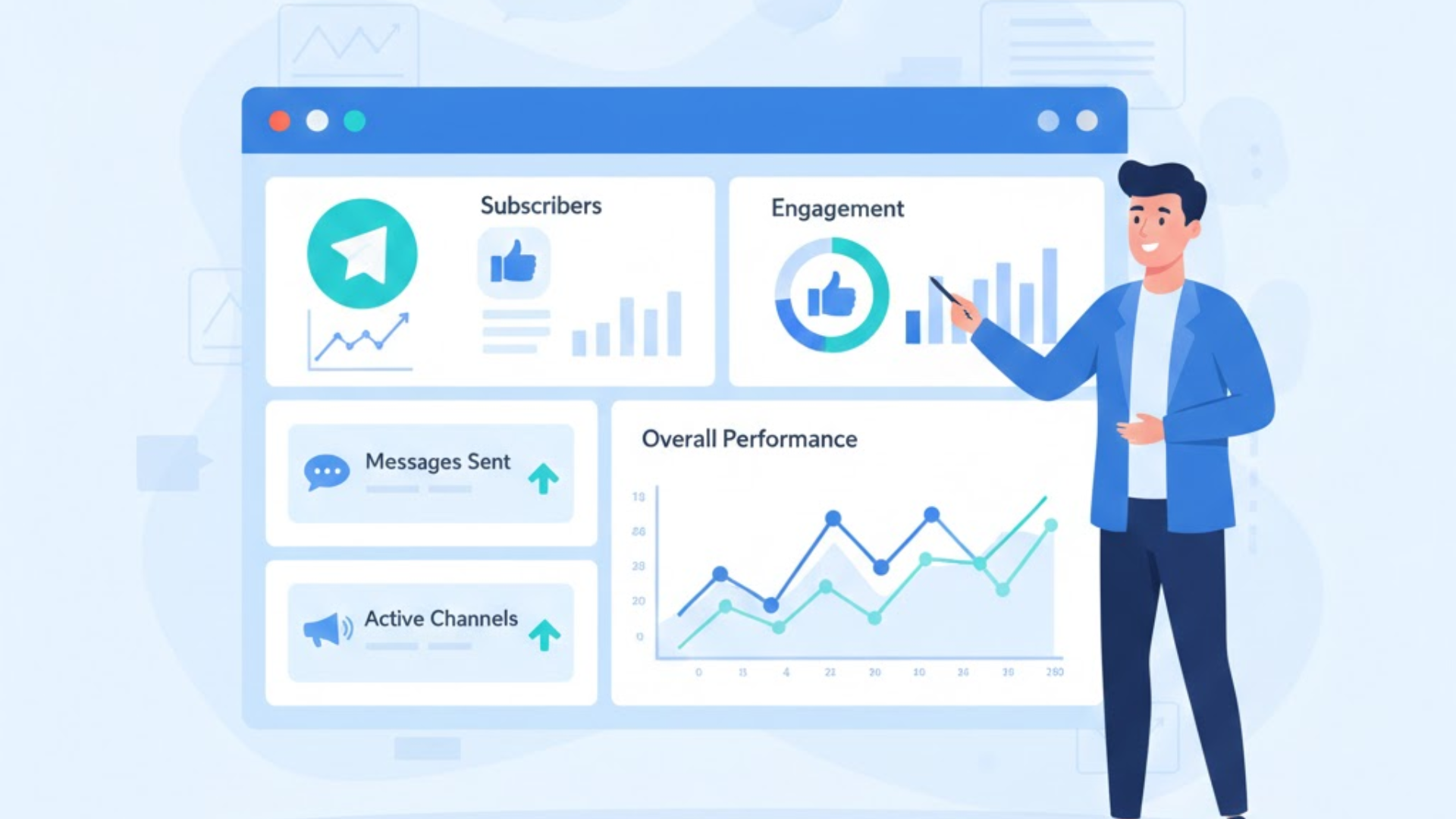 Leveraging an agency's deep understanding of the Telegram ecosystem to optimize your brand's advertising and marketing.