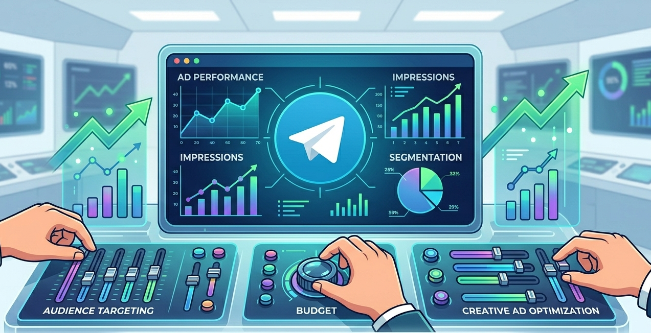 Decision matrix on who should manage telegram campaigns based on budget, goals, and scaling needs. 