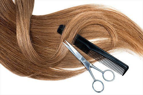 Comb And Scissor In The Hair — Miami, FL & Sunrise, FL — Elite Designer Wigs & Hair Extensions