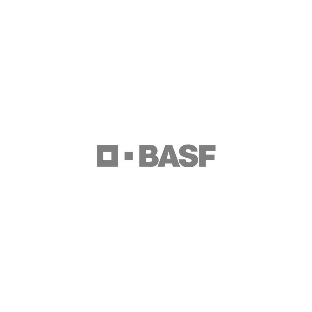 Um logotipo de uma empresa chamada basf em um fundo branco.