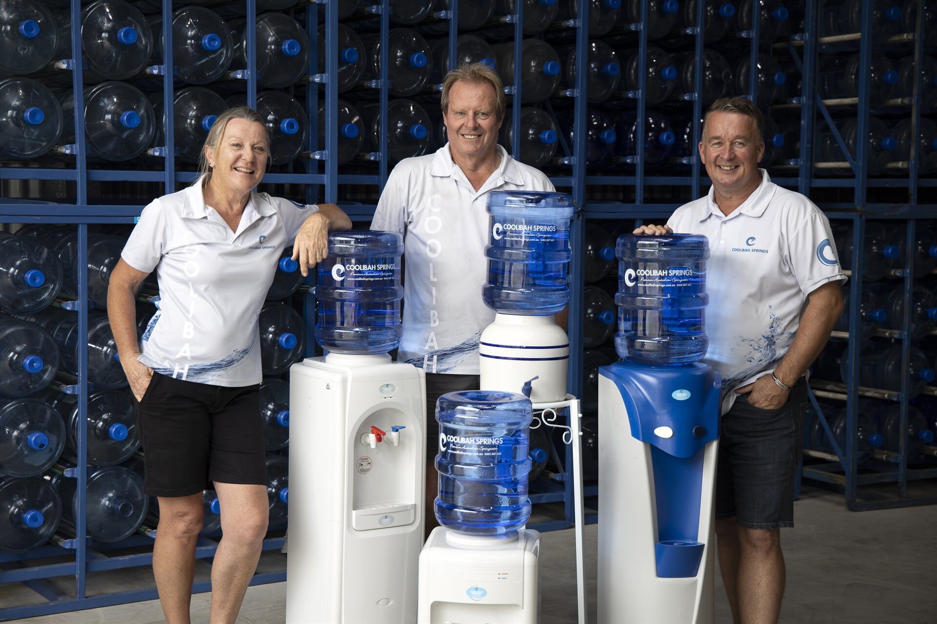  Coolibah Springs Team with Water Coolers — Bottled Water in Canungra, QLD