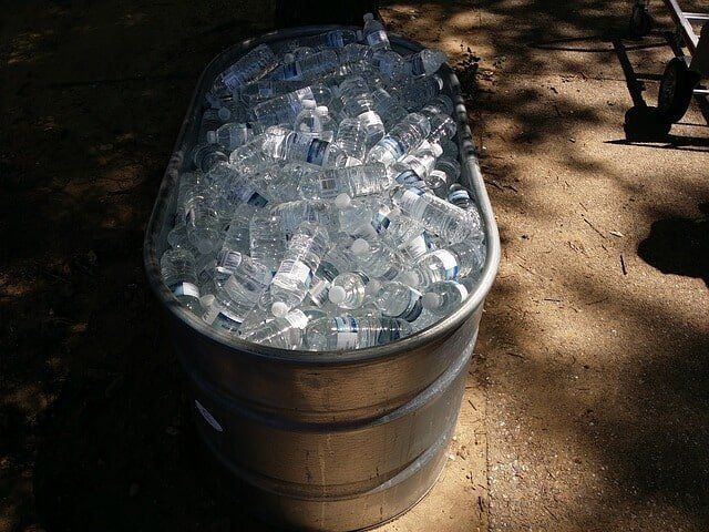 600ml Bottles in a Bucket — Bottled Water in Canungra, QLD