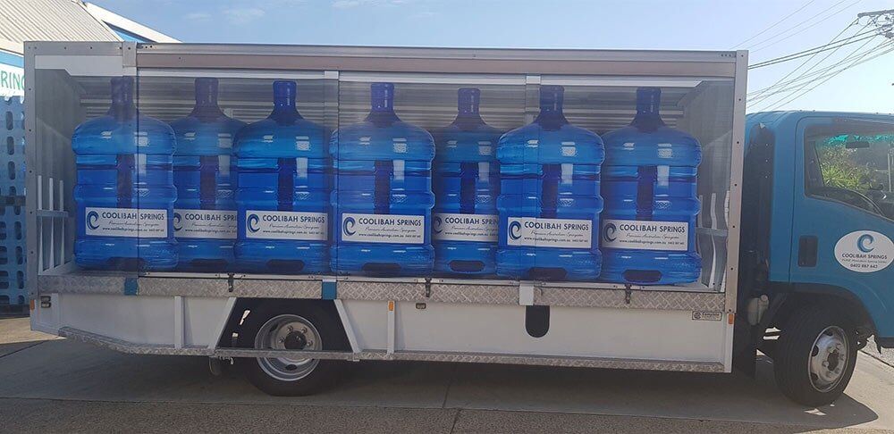 Delivery Truck — Bottled Water in Canungra, QLD