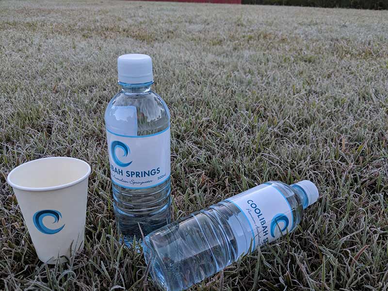 600ml Bottled Water & Cup — Bottled Water in Canungra, QLD