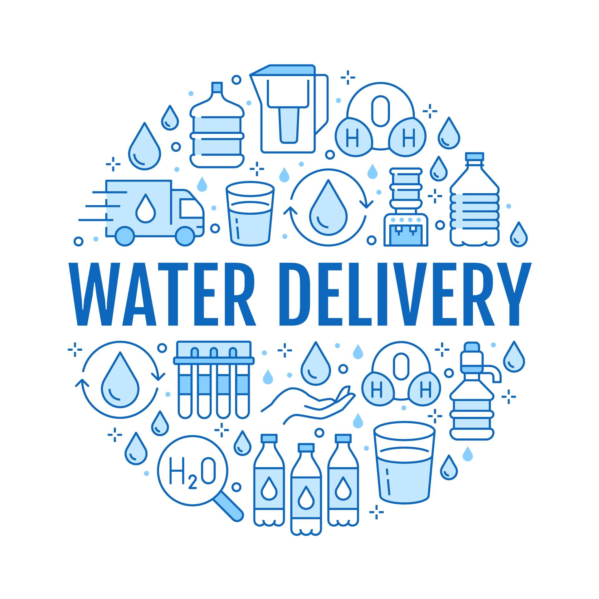 Water Delivery — Bottled Water in Canungra, QLD