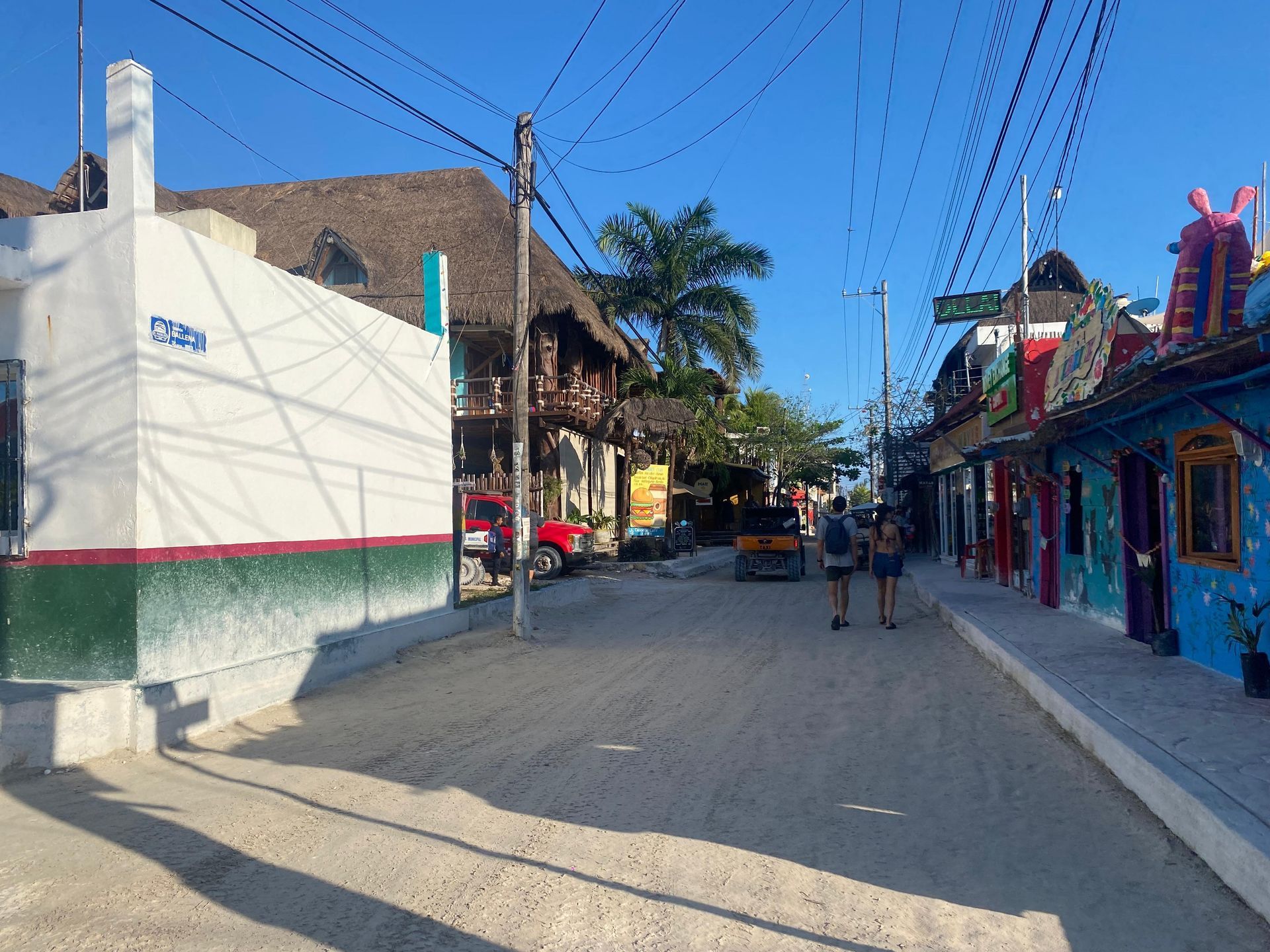 Streets of Isla Holbox.