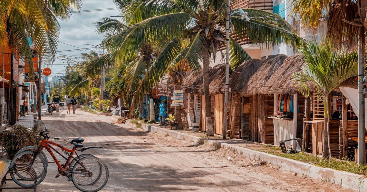 Downtown Isla Holbox.
