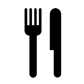 Icon of a fork and a Knife