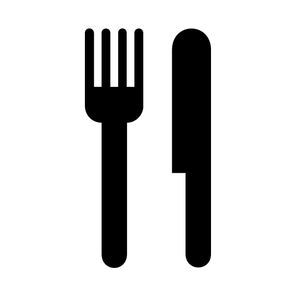 Icon of a fork and a Knife
