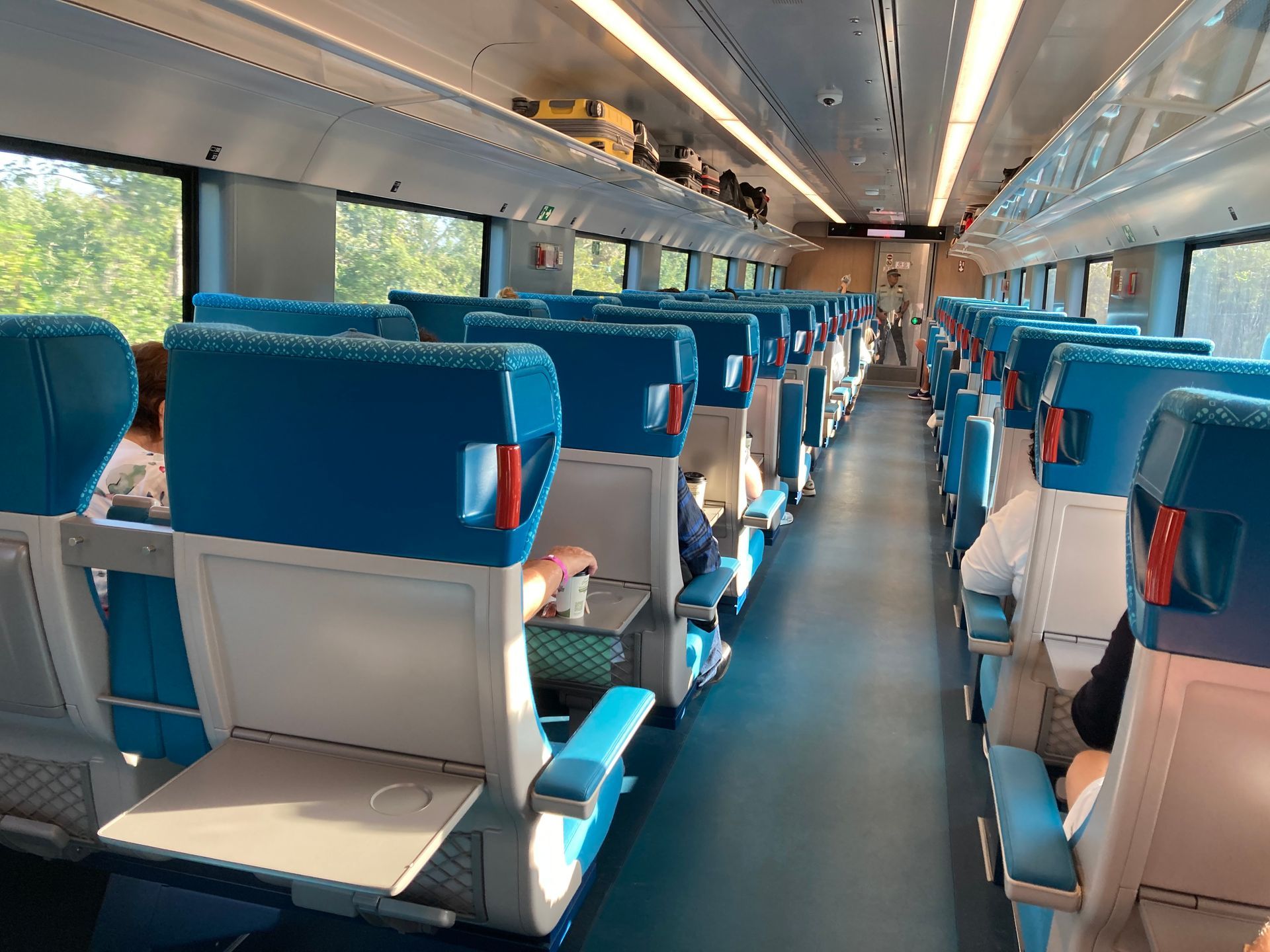 Interior view of the Tren Maya.