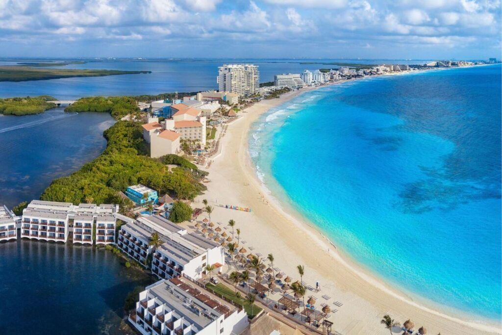 Punta Nizuc Beach in Cancun.