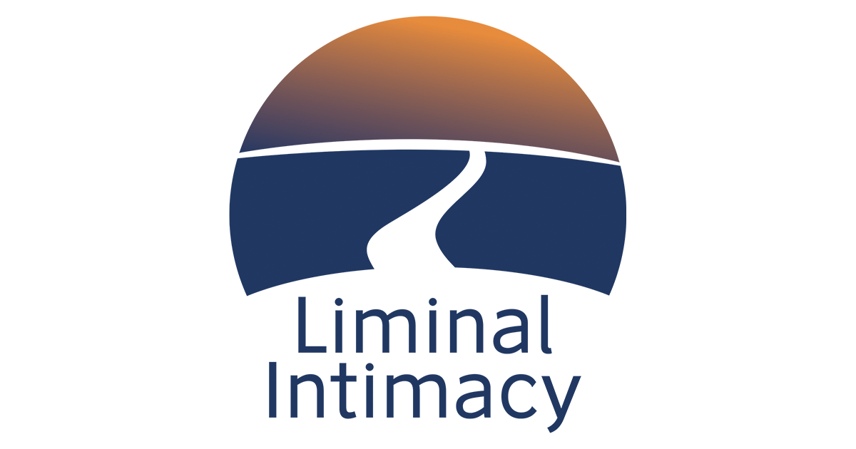 Logo: Blue and orange gradient circle with a winding white line and text 