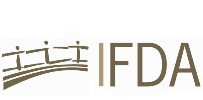 IFDA logo with stylized bridge symbol.