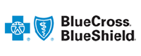 BlueCross BlueShield logo with cross and shield symbols.