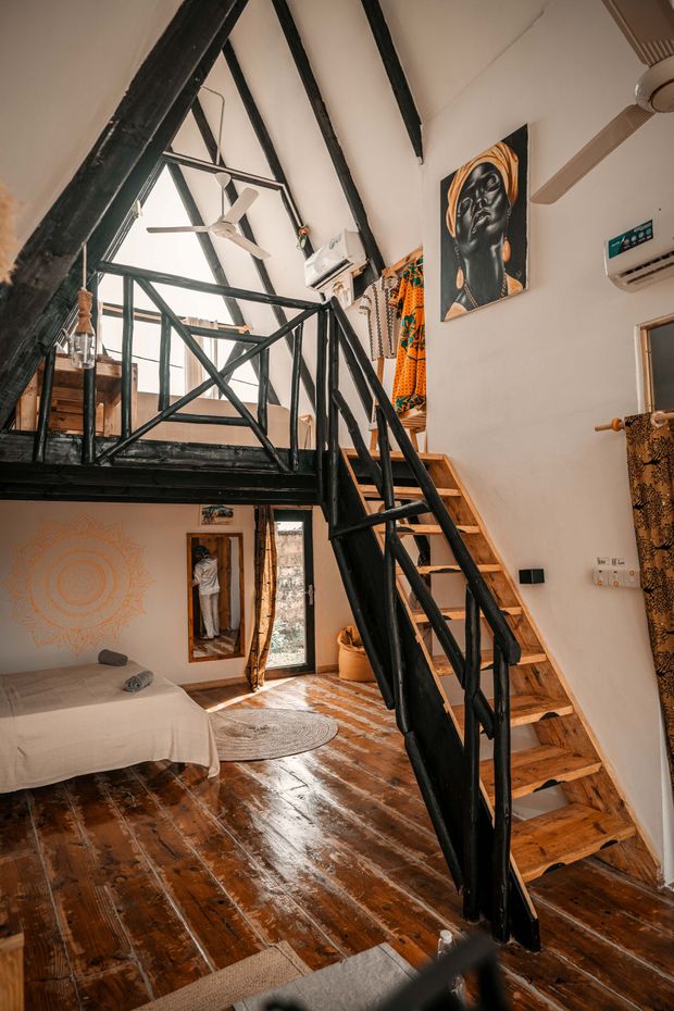 Beds in the cabin