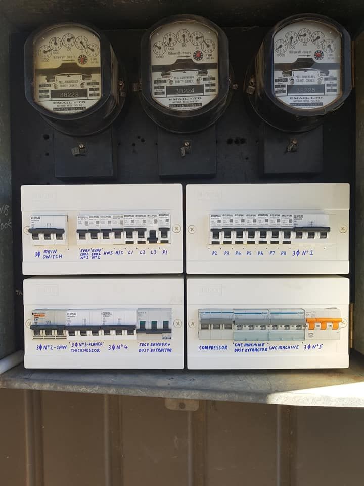A Electrical Box with A Bunch of Switches and Meters on It — Jason Jeffrey Electrical in South Tamworth, NSW