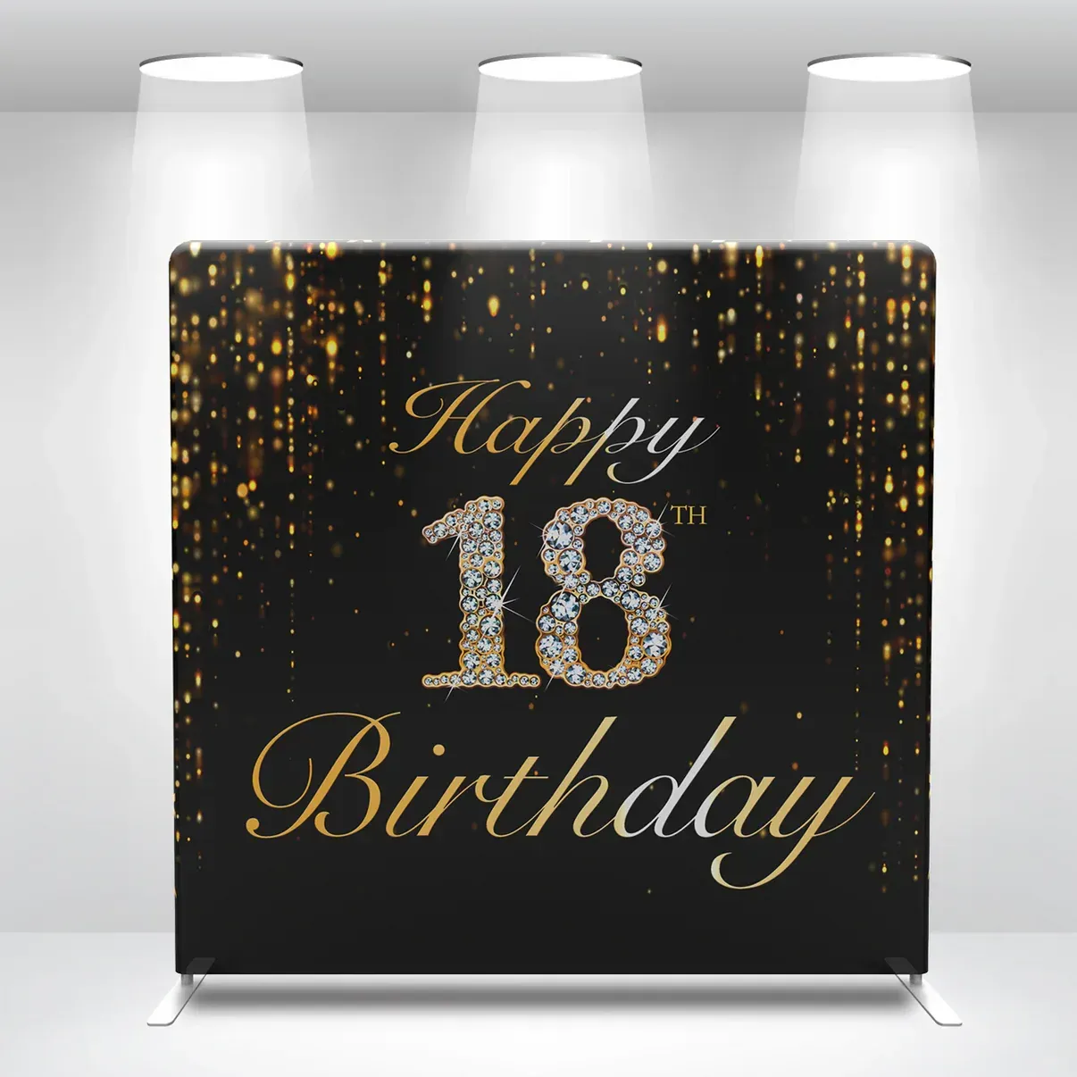 18th Birthday Photo Booth Backdrop 