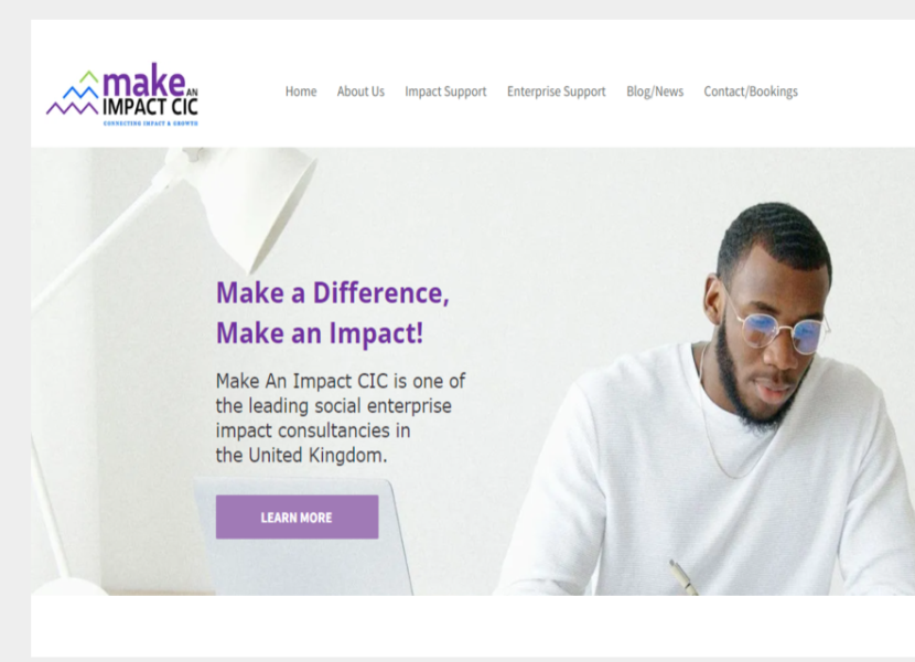 Make An Impact website