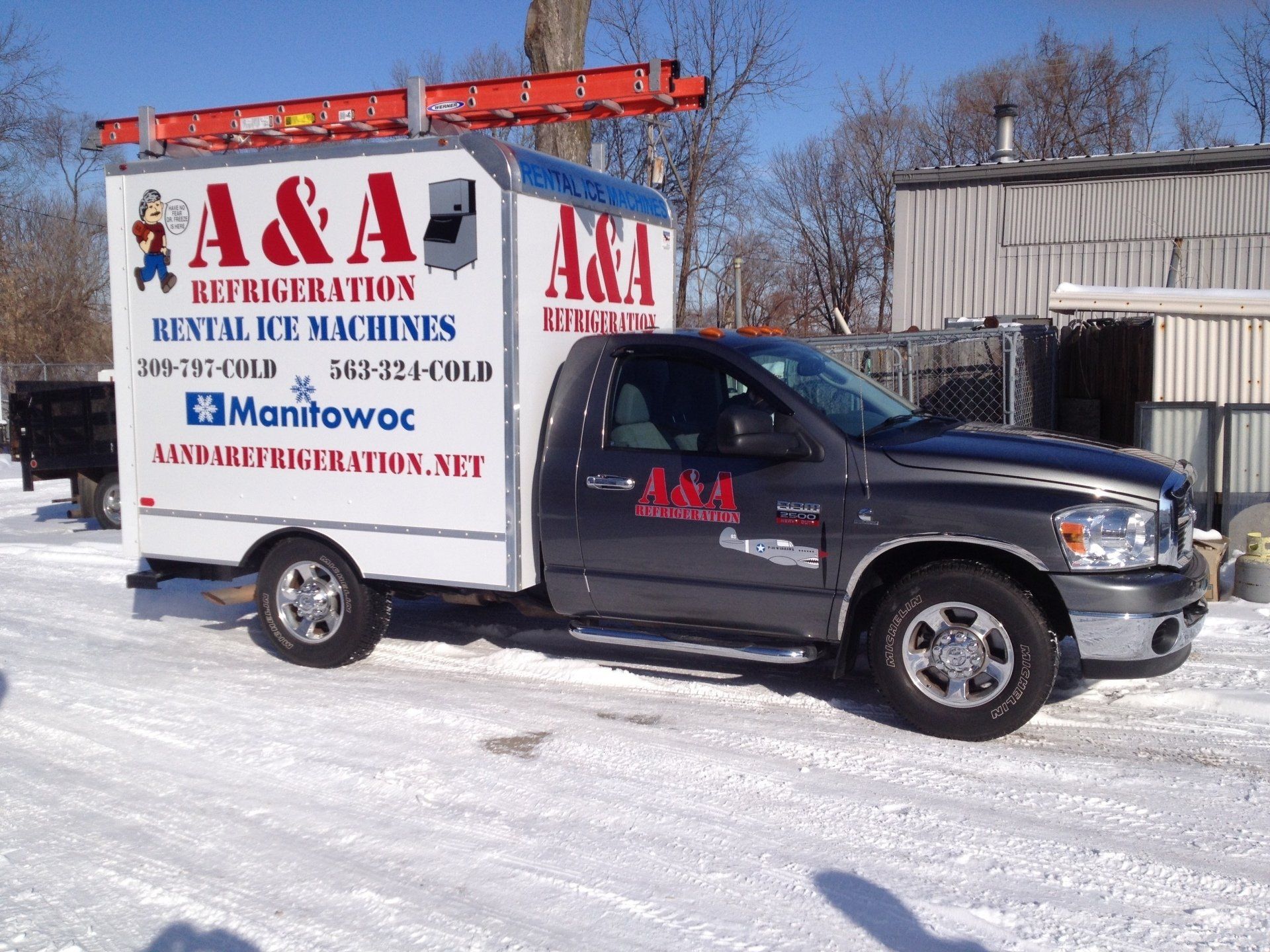 Man Repairing Refrigerator – Moline, IL - A & A Refrigeration