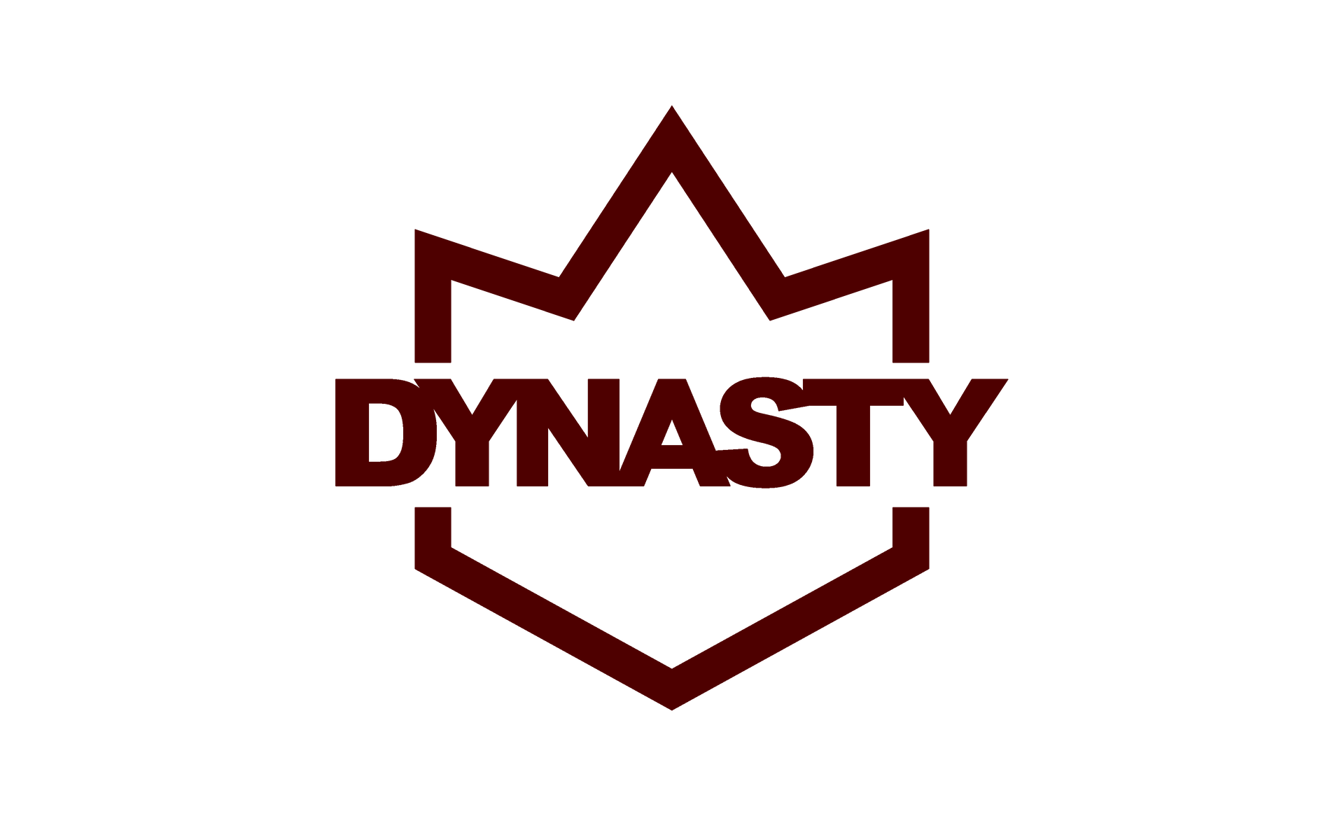 A logo for a company called dynasty with a crown on it.