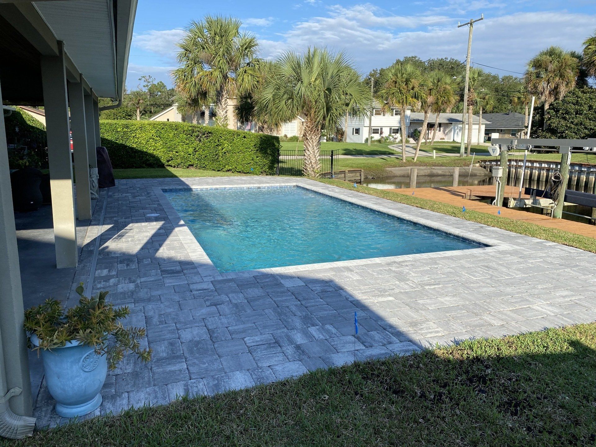 Newly Installed Pool — Jacksonville Beach, FL — The Batts Company