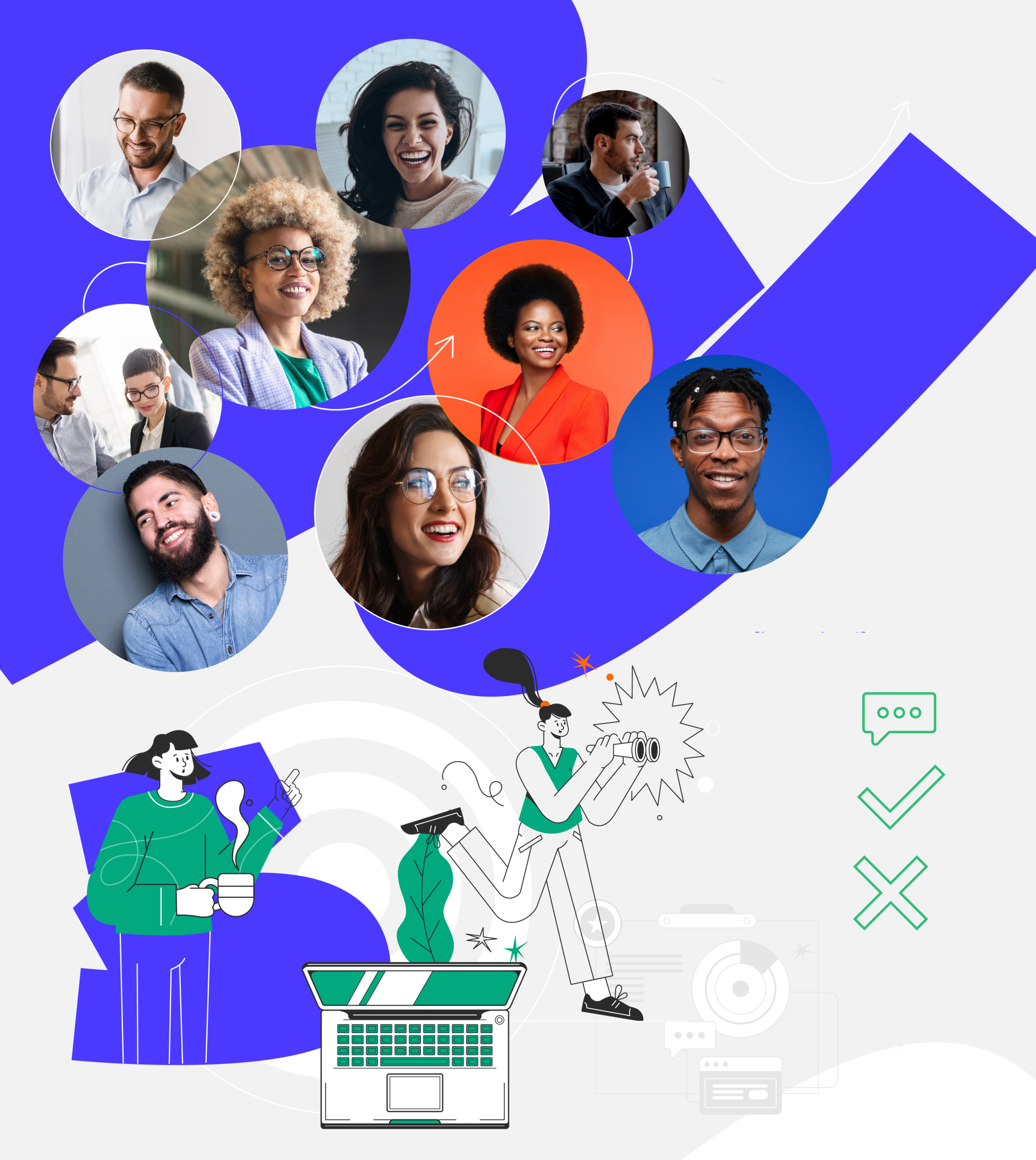 Um grupo de pessoas está em volta de uma loja.