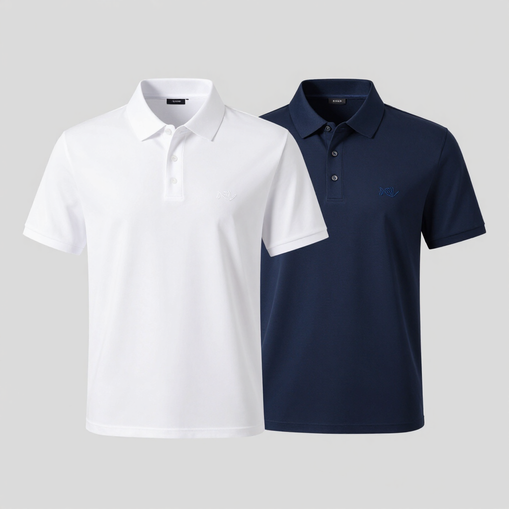 Polos corporativos listos para bordado