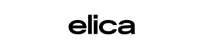 The Elica brand logo, featuring the company name in a bold, lowercase, black sans-serif font.