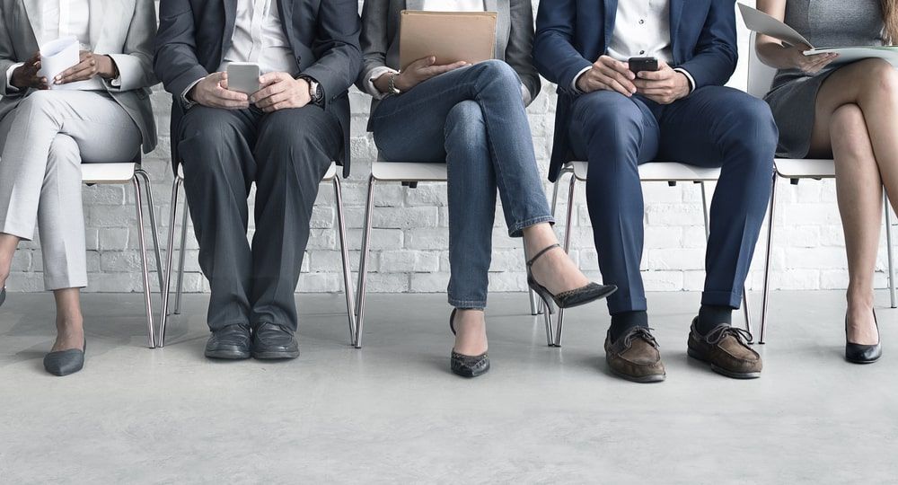 Group Of People Sitting In Chairs Waiting For A Job Interview — Calibre Engineering In Mount Isa, QLD
