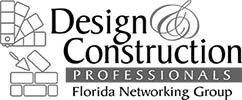 The logo for design & construction professionals florida networking group.