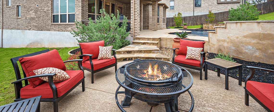 fire pit vs outdoor fireplace massachusetts