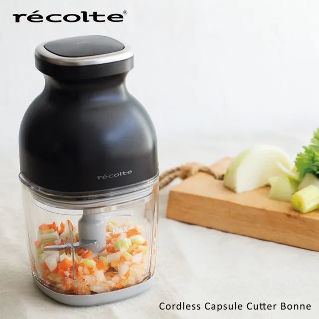 recolte 麗克特 Cordless Bonne 無線萬用調理機 (RCP-7) 經典黑