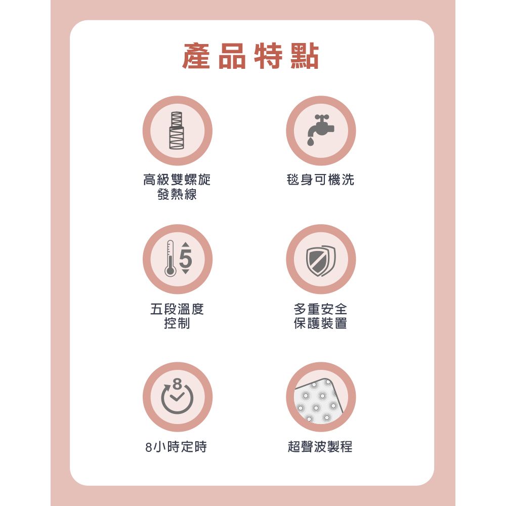 THOMSON 微電腦溫控雙人電熱毯 TM-SAW26B