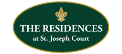 The Residences at St. Joseph's Court 55+ logo.