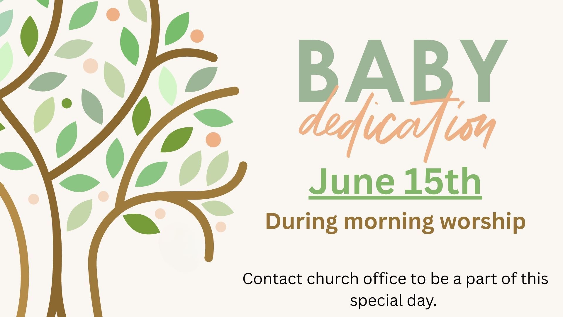 Baby Dedication