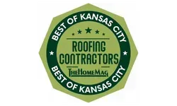 Green octagon badge: