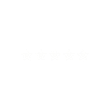 Four small, white stars arranged horizontally on a white background.