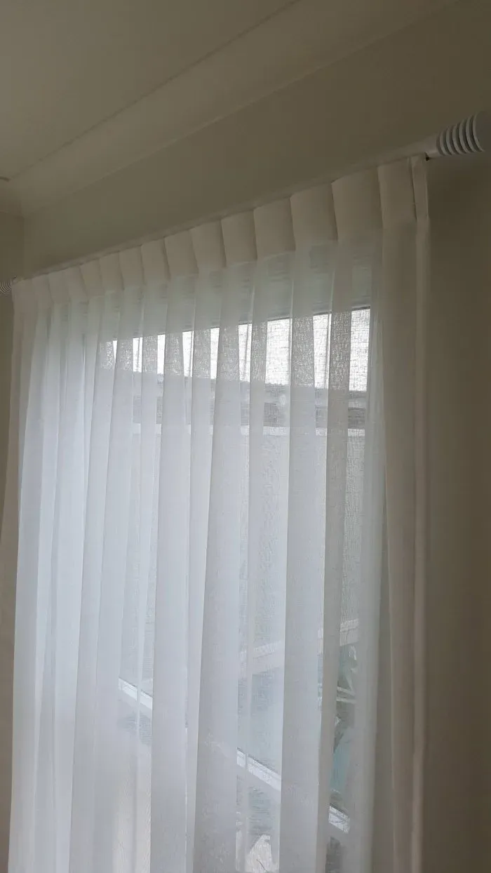 White See Through Curtain | Cleveland, QLD | Miraje Home Decor & Soft Furnishings