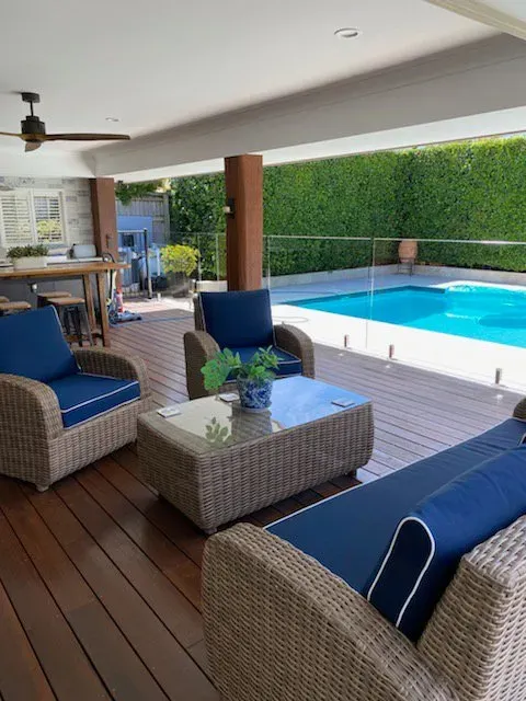 Table And Chairs In The Pool | Cleveland, QLD | Miraje Home Decor & Soft Furnishings