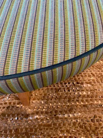 Striped Wooden Chair Seat Cover | Cleveland, QLD | Miraje Home Decor & Soft Furnishings