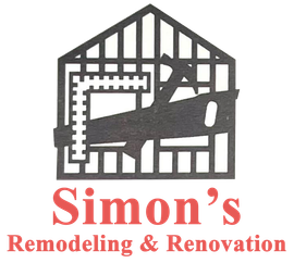 A logo for simon 's remodeling and renovation