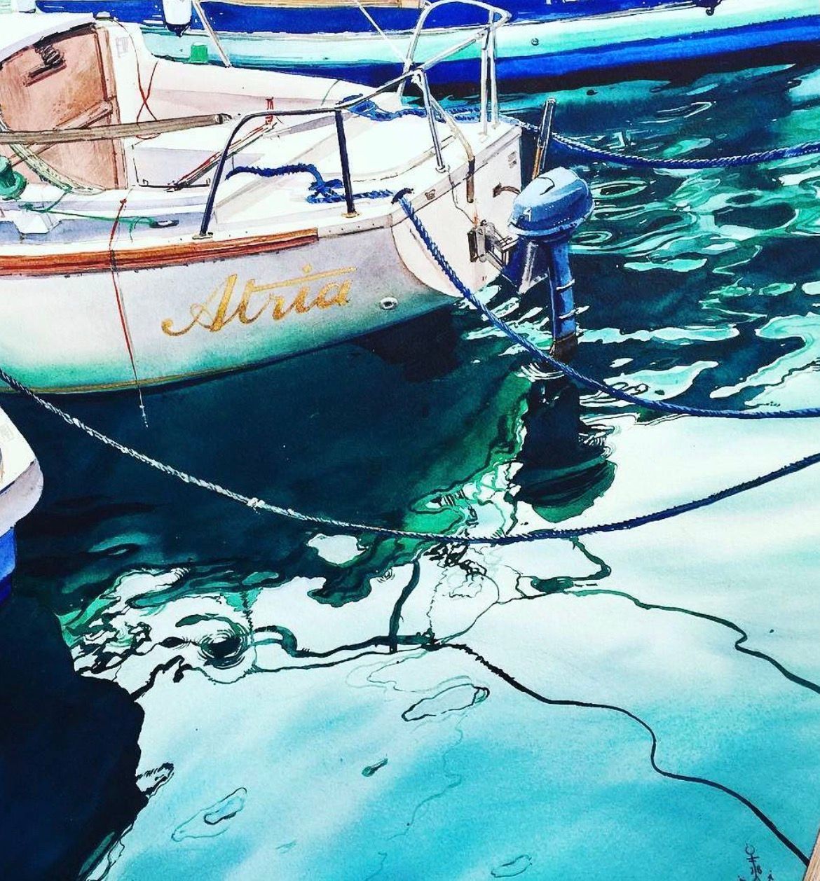 August 16 - Watercolor.